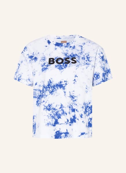 BOSS T-Shirt EBA, Farbe: BLAU/ WEISS (Bild 1)