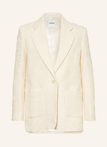 SANDRO Bouclé-Blazer, Farbe: ECRU (Bild 1)