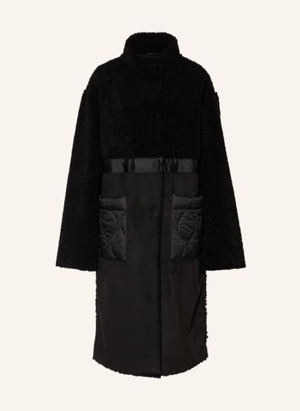 MARC AUREL Mantel im Materialmix , Farbe: SCHWARZ (Bild 1)