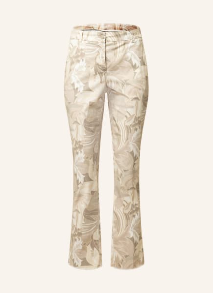 CAMBIO Chinos with decorative gems, Color: BEIGE (Image 1)
