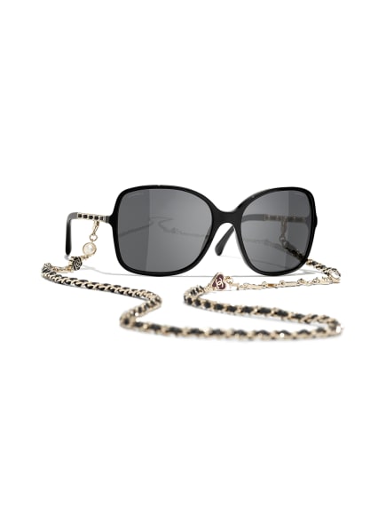 Breuninger Damen Accessoires Sonnenbrillen Sonnenbrille pr14ws schwarz 