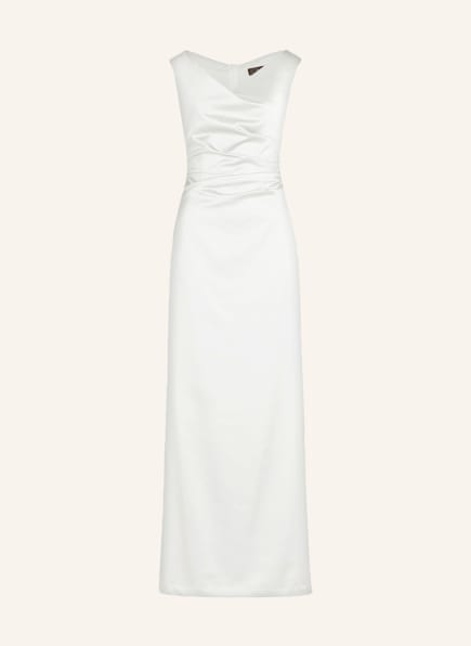 Vera Mont Evening dress in satin, Color: WHITE (Image 1)