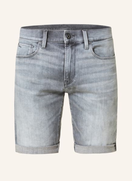 G-Star RAW Szorty jeansowe 3301 slim fit, Kolor: C464 sun faded glacier grey (Obrazek 1)