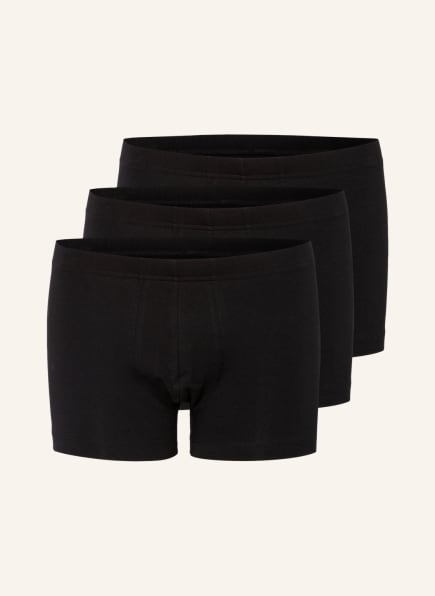 SCHIESSER 3er-Pack Boxershorts 95/5, Farbe: SCHWARZ (Bild 1)