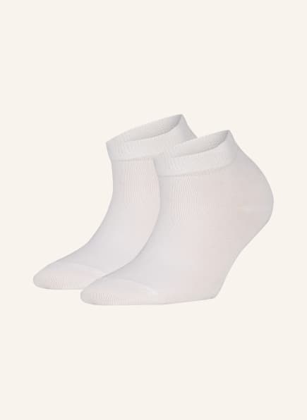 FALKE 2-pack socks HAPPY, Color: 2000 WHITE (Image 1)