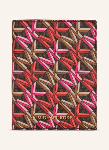 MICHAEL KORS Card case BEDFORD, Color: 212 BROWN MULTI (Image 1)