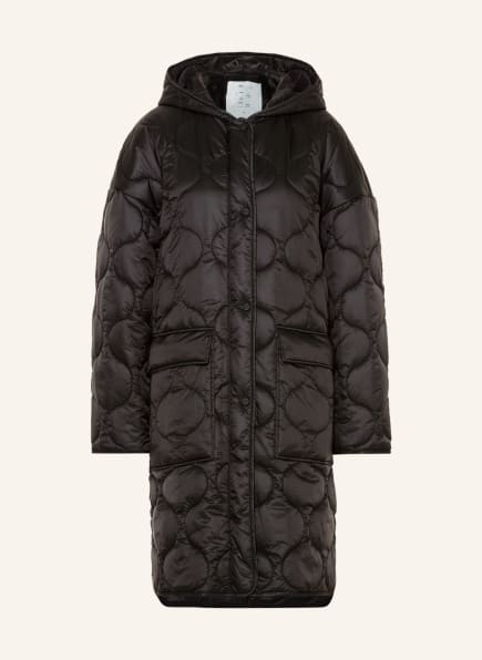 CLOSED Quilted coat, Color: BLACK (Image 1)