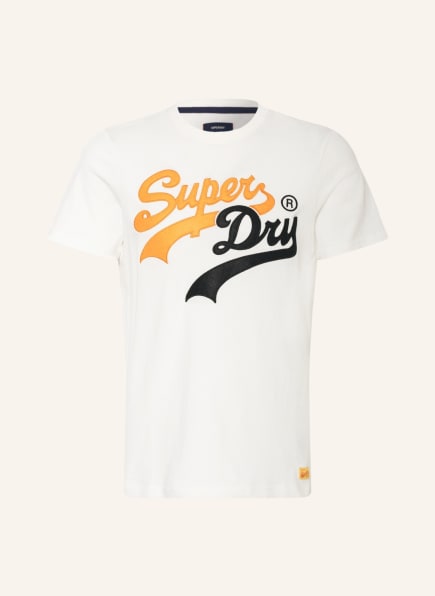 Superdry T-Shirt, Farbe: WEISS/ ORANGE/ SCHWARZ (Bild 1)