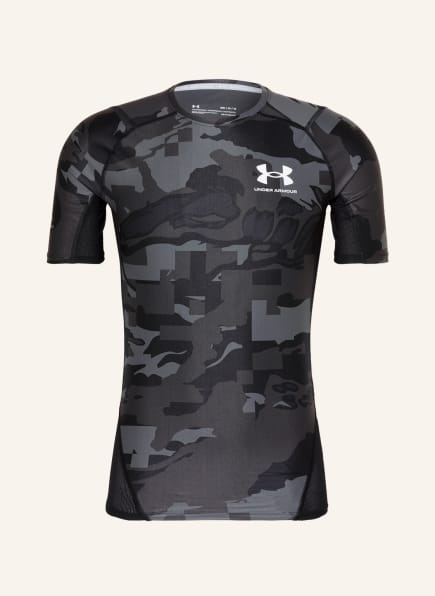 UNDER ARMOUR T-Shirt UA ISO-CHILL, Farbe: SCHWARZ/ BRAUN/ GRAU (Bild 1)