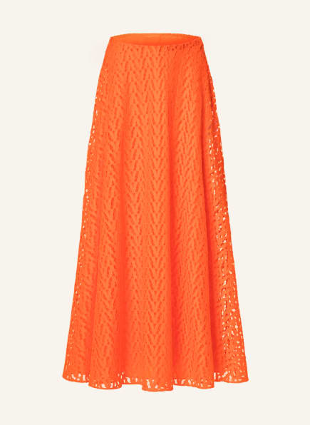 VALENTINO Lace skirt, Color: ORANGE (Image 1)