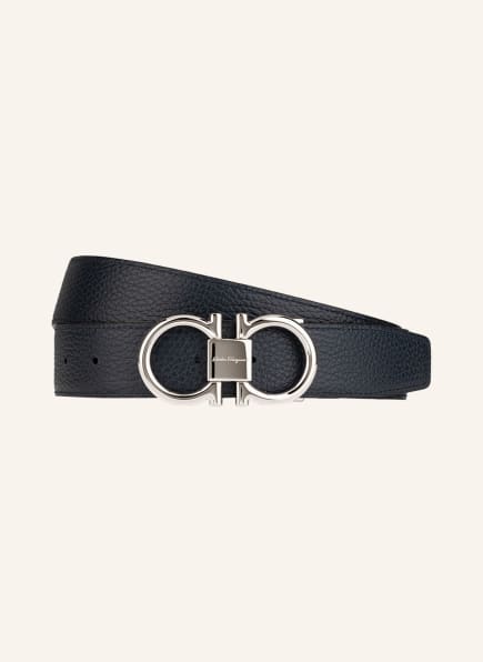 men's gancini keeper reversible leather belt