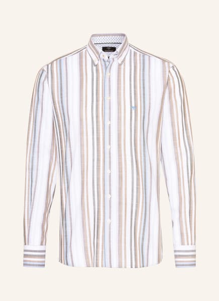 FYNCH-HATTON Hemd Regular Fit, Farbe: WEISS/ HELLBLAU/ DUNKELGRÜN (Bild 1)