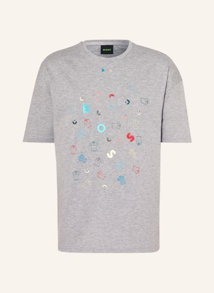 BOSS Piqué-Shirt CELEBRATION, Farbe: GRAU (Bild 1)