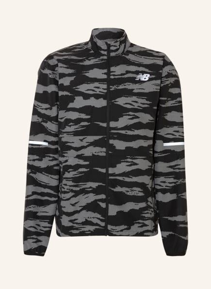new balance Running jacket ACCERERLATE, Color: BLACK/ GRAY (Image 1)