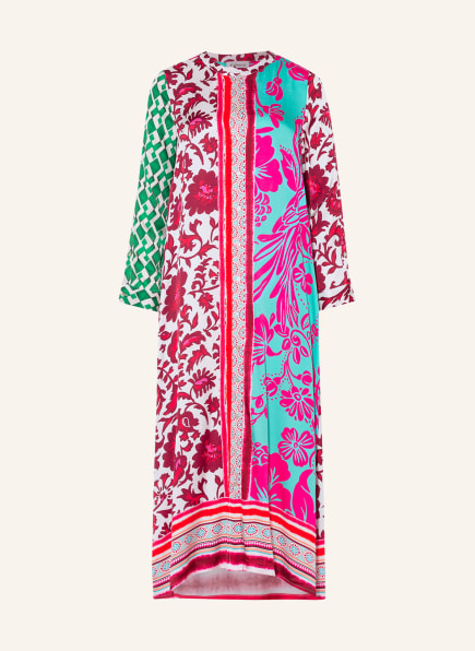 Grace Shirt dress in neon turquoise 