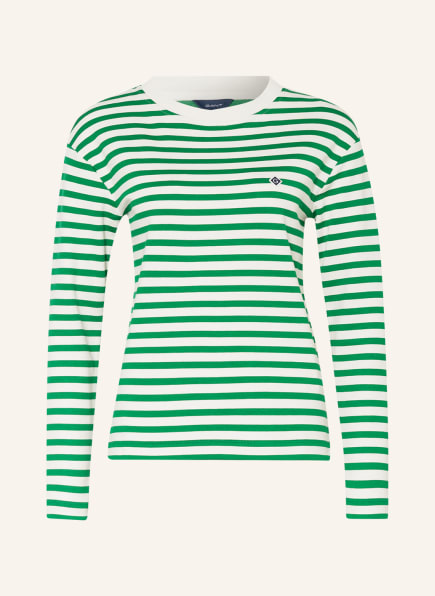 GANT Longsleeve, Farbe: GRÜN/ ECRU (Bild 1)