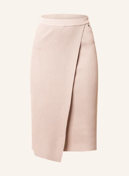 GUESS Knit skirt YVETTE in wrap look, Color: BEIGE (Image 1)