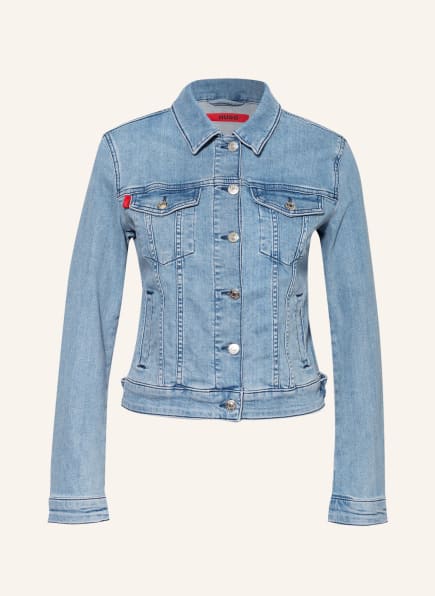 HUGO Denim jacket ALEX in 445 turquoise 