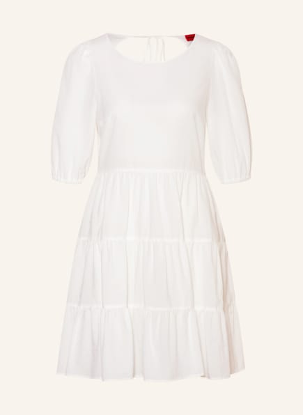 HUGO Dress KOMIRI with 3/4 sleeves, Color: WHITE (Image 1)