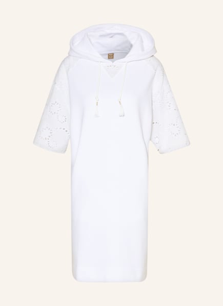 BOSS Hoodie-Kleid EFI mit Spitze , Farbe: WEISS (Bild 1)