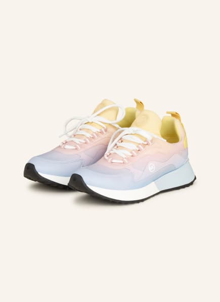 MICHAEL KORS Sneakers THEO, Color: LIGHT BLUE/ LIGHT PINK/ YELLOW (Image 1)