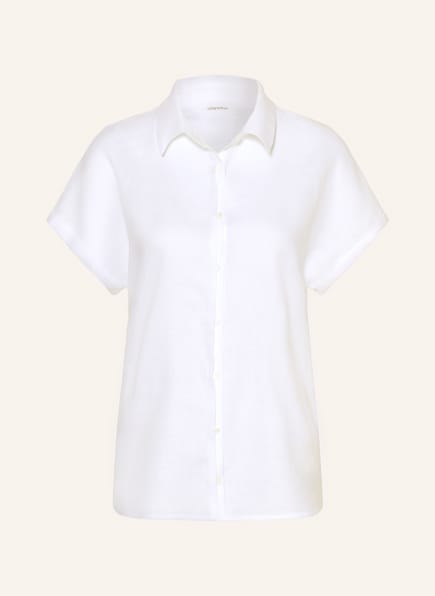 darling harbour Shirt blouse made of linen, Color: WHITE (Image 1)