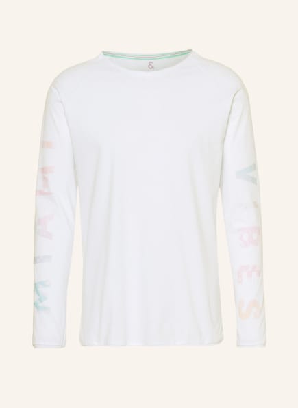 COLOURS & SONS Longsleeve MIAMI VIBES, Farbe: WEISS (Bild 1)
