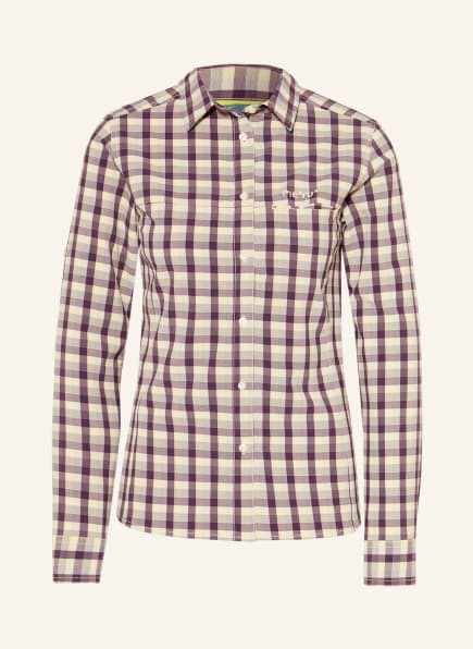 me°ru' Outdoor-Bluse SAUDA, Farbe: GELB/ DUNKELLILA (Bild 1)