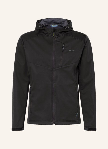 me°ru' Softshell jacket MEAUX, Color: BLACK (Image 1)