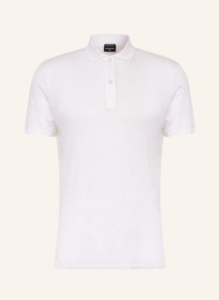 STRELLSON Linen polo shirt DRAVEN Regular Fit, Color: ECRU (Image 1)