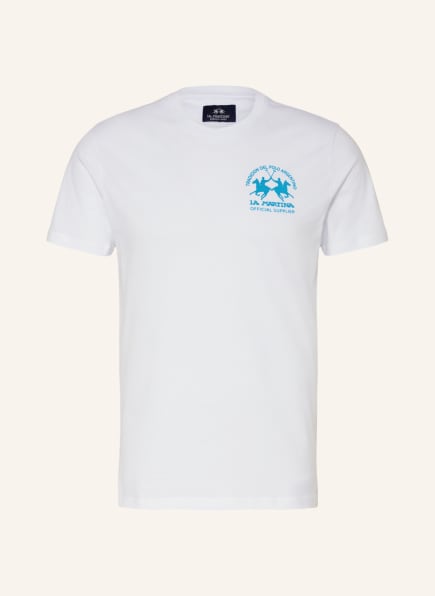LA MARTINA T-Shirt , Farbe: WEISS/ TÜRKIS (Bild 1)