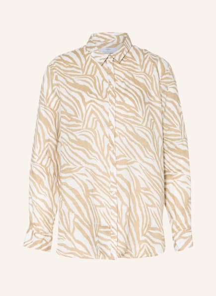 FYNCH-HATTON Hemdbluse aus Leinen, Farbe: WEISS/ BEIGE (Bild 1)