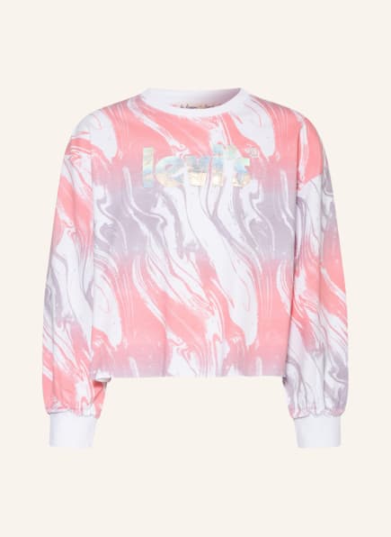 Levi's® Sweatshirt , Farbe: WEISS/ HELLORANGE/ TAUPE (Bild 1)