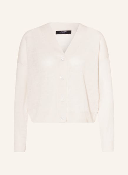 WEEKEND MaxMara Strickjacke GAVINO aus Leinen, Farbe: ECRU (Bild 1)