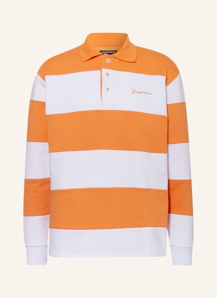 JACQUEMUS Oversized-Poloshirt , Farbe: ORANGE/ WEISS (Bild 1)