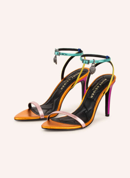 KURT GEIGER Sandals SHOREDITCH, Color: ORANGE/ PINK/ MINT (Image 1)