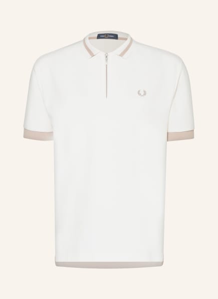 FRED PERRY Piqué-Poloshirt, Farbe: WEISS (Bild 1)
