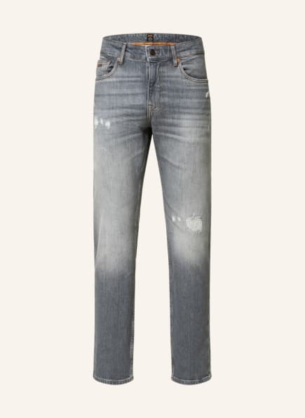 BOSS Destroyed jeans DELAWARE slim fit, Color: 034 MEDIUM GREY (Image 1)
