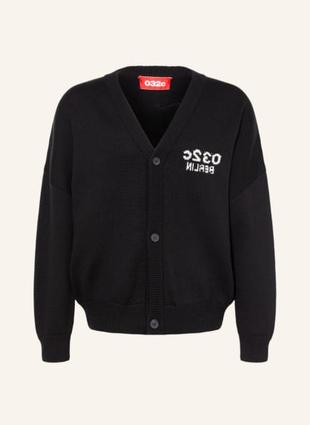 032c Oversized cardigan in black - Buy 