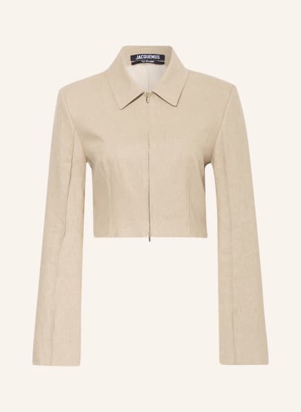 Box jacket LA VESTE LIMAO made of linen