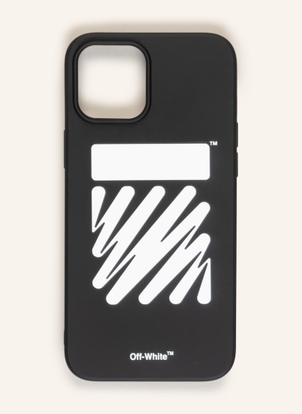 Off-White Smartphone-Hülle, Farbe: SCHWARZ (Bild 1)