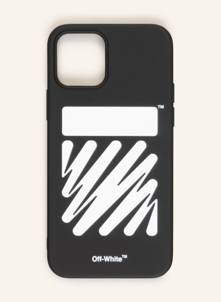 Off-White Smartphone-Hülle, Farbe: SCHWARZ (Bild 1)