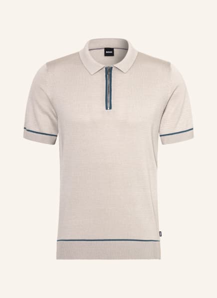 BOSS Polo shirt EMILLO Regular fit, Color: BEIGE (Image 1)