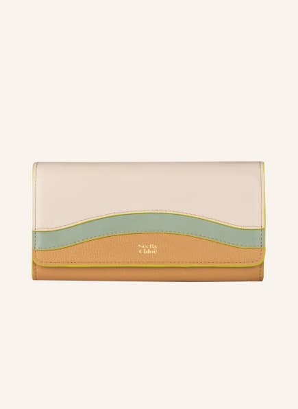 SEE BY CHLOÉ Wallet LAYERS, Color: CAMEL/ CREAM/ MINT (Image 1)