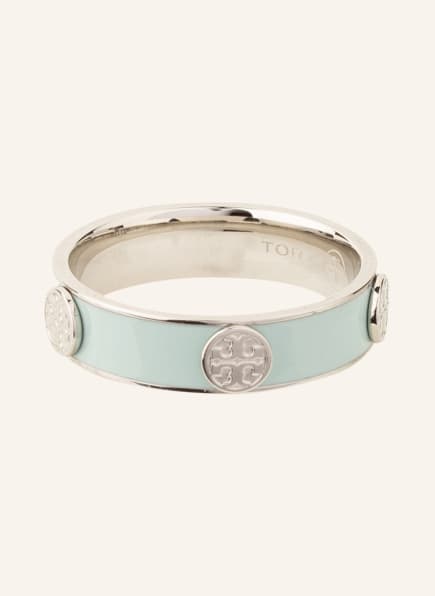 TORY BURCH Ring MILLER, Farbe: MINT/ SILBER (Bild 1)