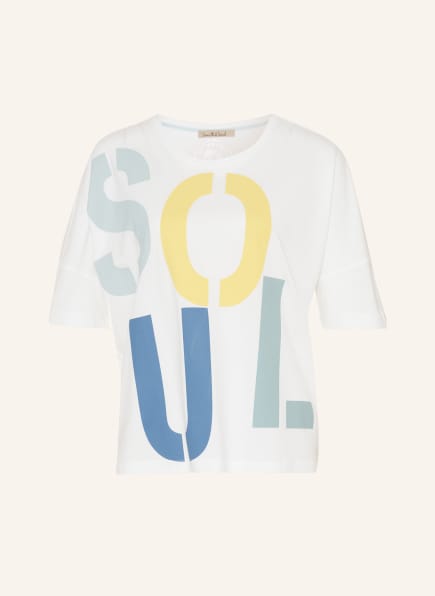 Smith & Soul T-shirt , Kolor: BIAŁY/ JASNOŻÓŁTY/ JASNOZIELONY (Obrazek 1)