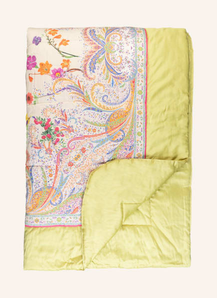 ETRO Home Narzuta na łóżko, Kolor: JASNOZIELONY/ KREMOWY/ SZARONIEBIESKI (Obrazek 1)