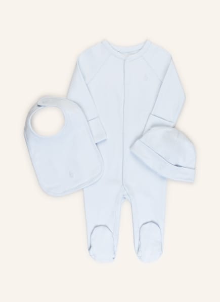 Breuninger Accessoires Handschuhe Set Denali Handschuhe Und Füßlinge blau Babyanzug 