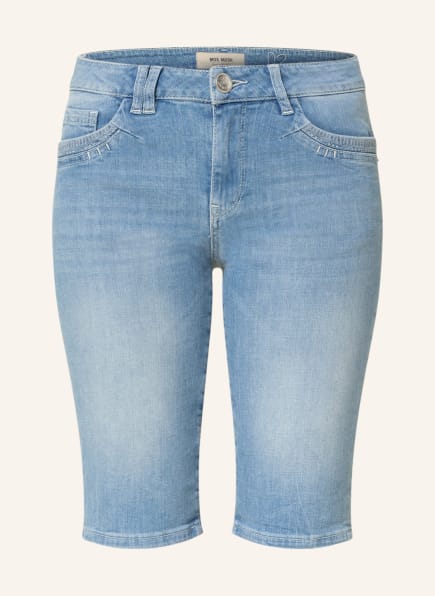 MOS MOSH Jeans-Shorts SUMNER SENSE mit Stickereien, Farbe: 406 LIGHT BLUE (Bild 1)