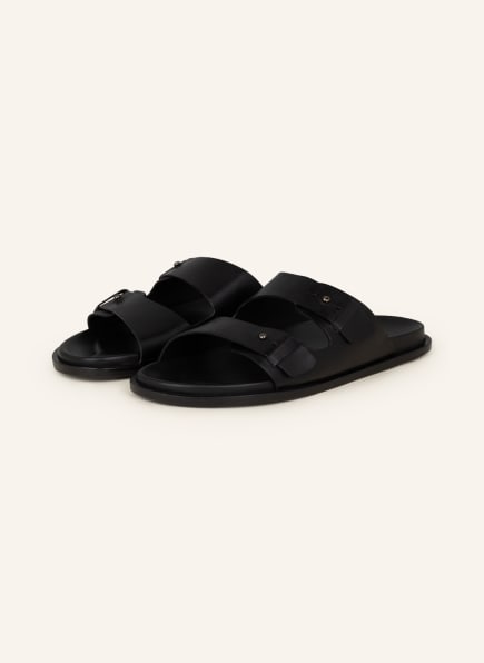 Cordwainer Slides, Color: BLACK (Image 1)